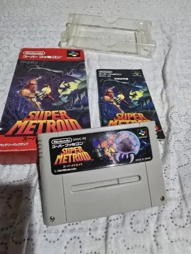 Super Metroid Super Famicom CIB Original Japonês