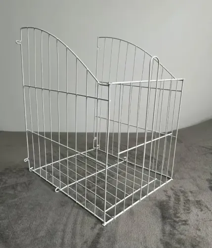 Tulha Basculante 30cm Branco Aramado Roupeiro