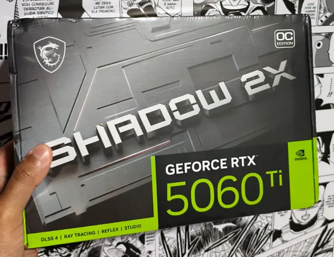 PLACA DE VIDEO RTX 5060 TI 8GB MSI LACRADA. VENDO OU TROCO