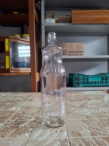 Garrafas de vidro tampa PET 1 L