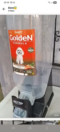 Dispenser para colocar ração 