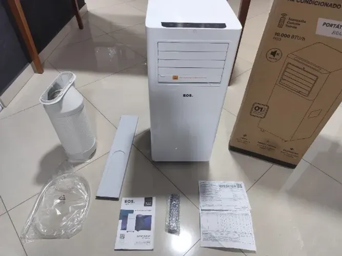 Ar-condicionado Portátil 10.000 BTUs EOS Frio Ultra Slim EAP10F