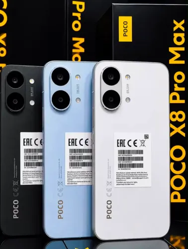 Poco X8 PRO MAX 5G-NFC 512GB 12GB RAM Azul Preto Branco Laranja Novo R$3399,00