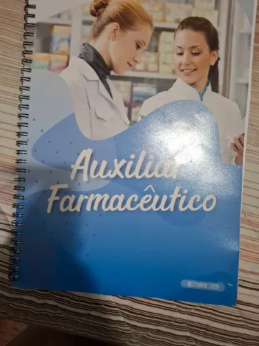 Vende-se apostila de auxiliar farmácia/auxiliar creche e berçário 