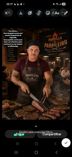 Parrileiro ,churrasqueiro 