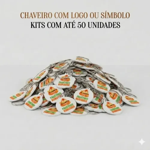Sua Logo no Chaveiro | Chaveiro com a Sua Logo Personalizada