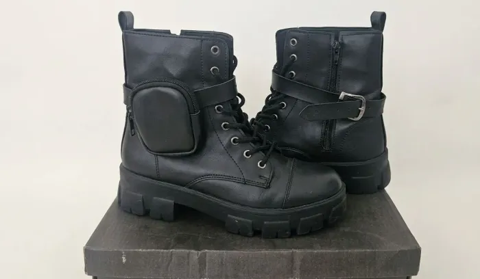 Bota Coturno Tratorada Cano Médio