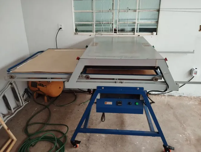 Prensa Pneumática Sublimação, DTF Compacta
