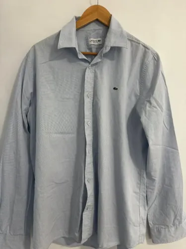 Camisa Lacoste, Azul, G