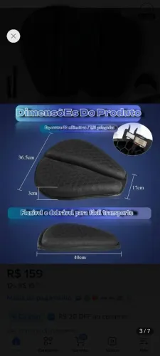 Almofada em gel