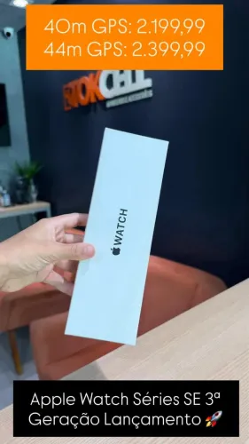 Apple Watch SE (3a geração) GPS 40mm Novo Lacrado Garantia Loja Física