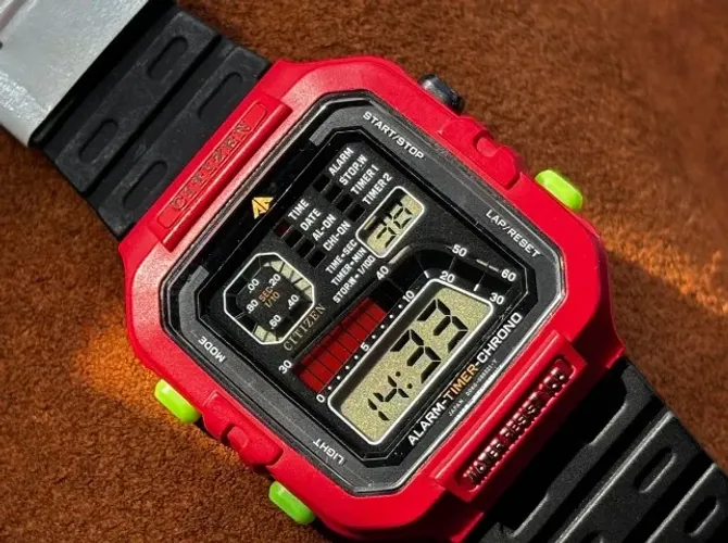 Citizen Windsurf D060 Zerado Estoque Antigo C/ Selo e Etiqueta Japan