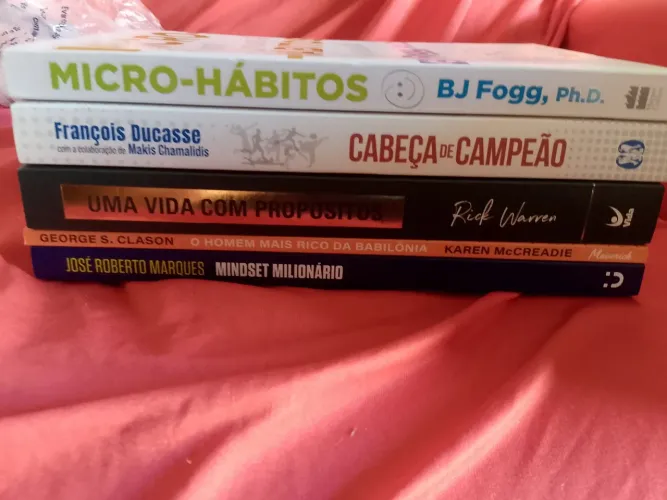 Kit com 5 Livros NOVÍSSIMO!!!