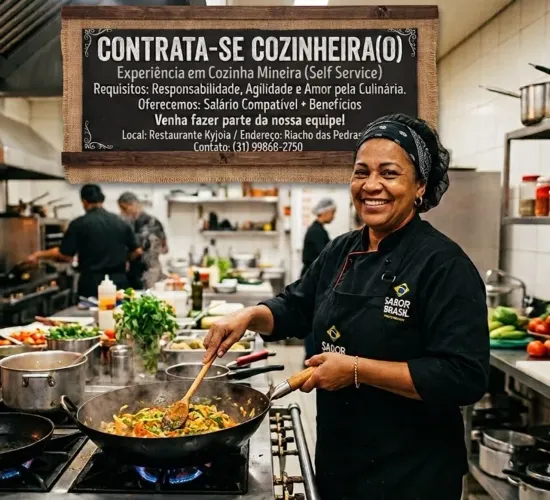 Vaga  Para cozinheiro 