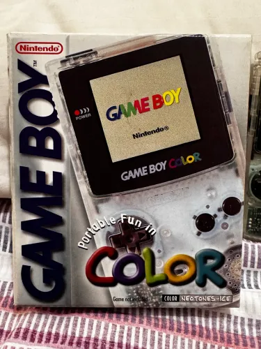 Raríssimo Game Boy Color Neotones-Ice
