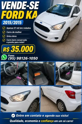 Ford KA 1.0 Se/se Plus Tivct Flex 5P 2015