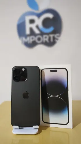 iPhone 14 PRO MAX 128GB com 78% da bateria - Preto Espacial + Acessórios de brinde