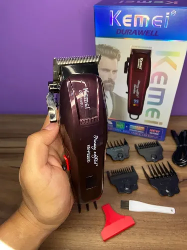 Máquina de Cortar Cabelo Kemei Durawell