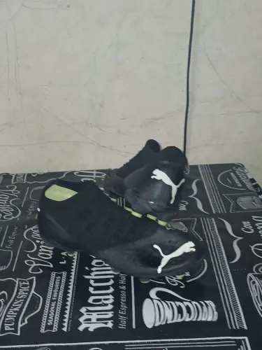 Puma future gramado: campo cor: preto,verde,branco 