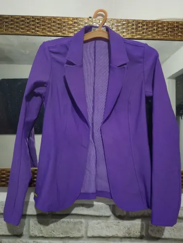 Blazer Roxo Tricomix
