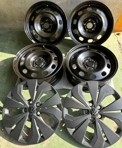 Jogo de Rodas aro 16 5 Furos VW
