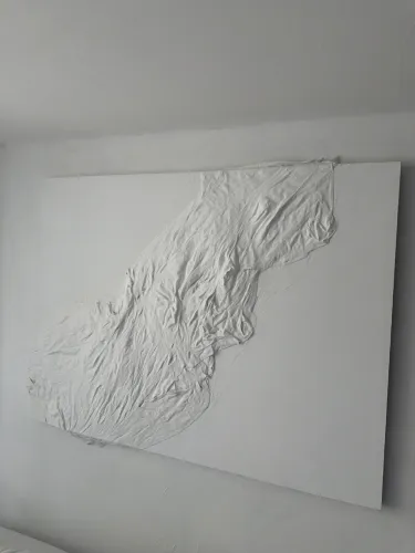 Quase escultura gesso 150x90