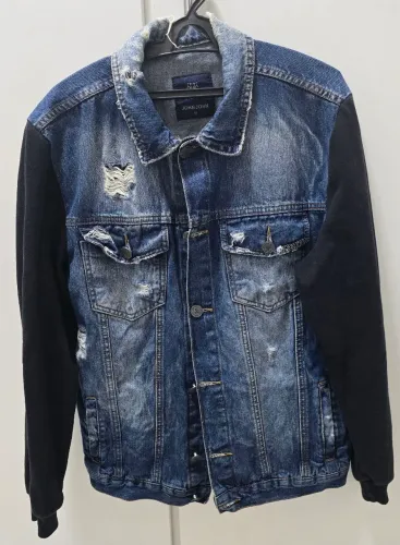 Jaqueta John John jeans moletom M