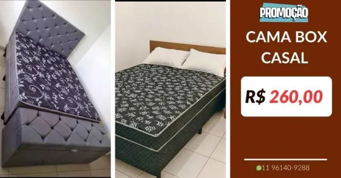 cama box casal (promoção limitada)