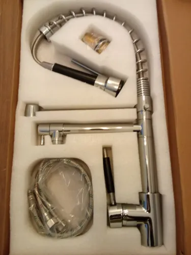 Cuba dupla e torneira gourmet 100% inox