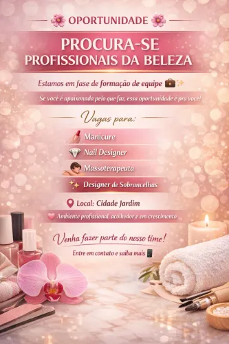 Oportunidade para Profissionais da Beleza