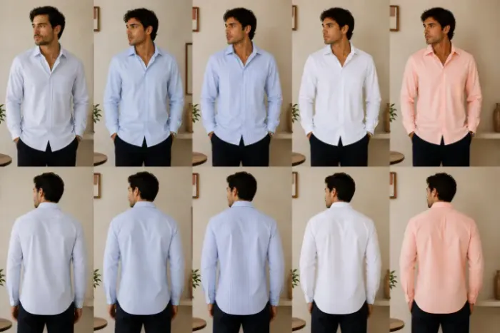 5 camisas sociais masculina n42