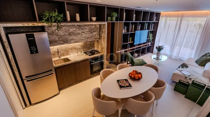 Apartamento de 74m² com 2 quartos sendo 1 suíte na Ponta das Canas