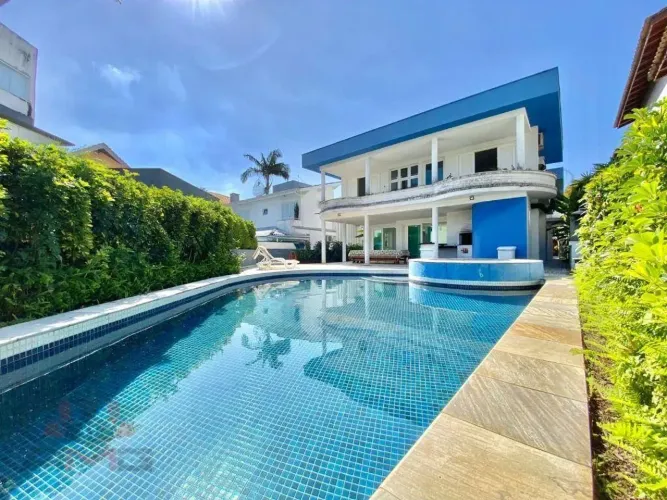 Casa com 5 dormitórios para alugar, 397 m² por R$ 20.000,00/mês - Hanga Roa - Bertioga/SP