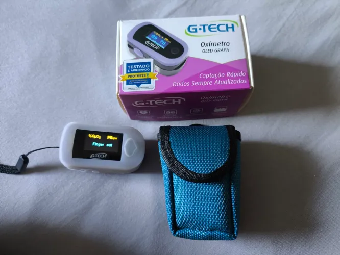 Oxímetro novo G-Tech OLED Graph