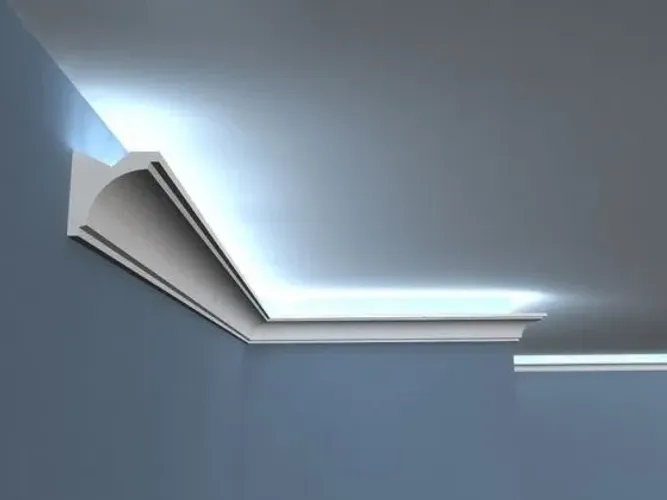 Moldura Decorativa em Isopor para Iluminação LED