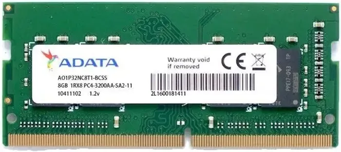 Memória Ram Notebook DDR4 8GB 3200Mhz - Adata