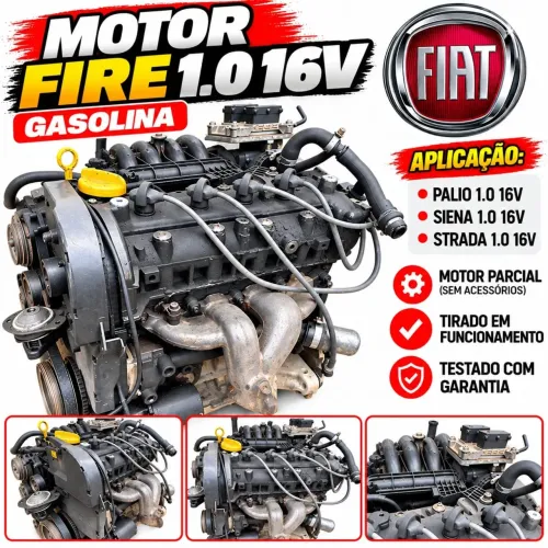 ? MOTOR FIRE 1.0 16V GASOLINA - R$