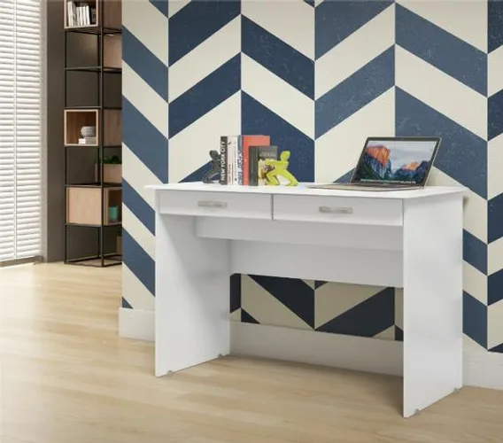 Mesa Delta com 2 gavetas office = Entrega e Montagem Grátis !