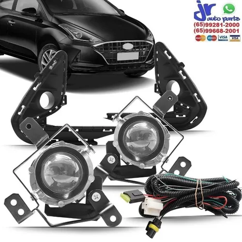 Kit Farol de Milha HB20 HB20S Sedan HB20X 2020 2021
