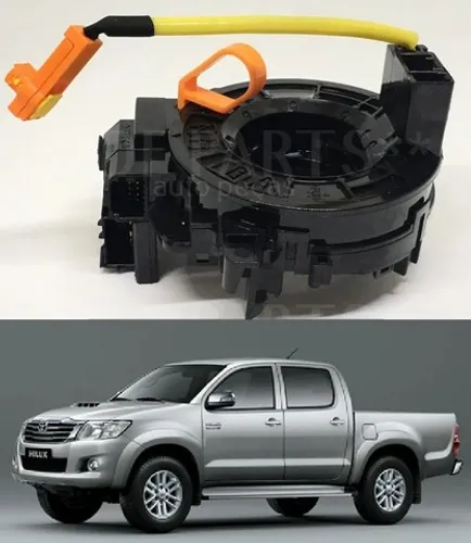 Cinta Cabo Flat Buzina Airbag Toyota Hilux 2005 à 2015 - Eletricway