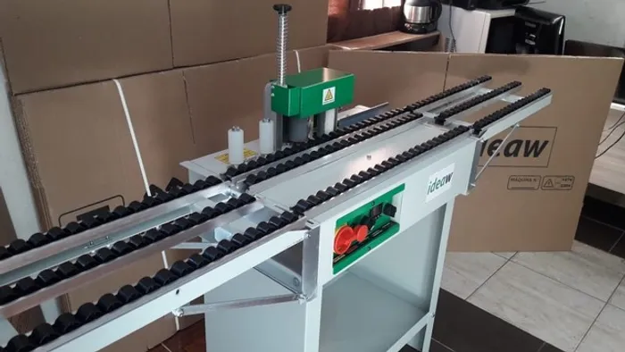 Coladeira de Bordas com mesa roletada IdeaW para Marcenaria