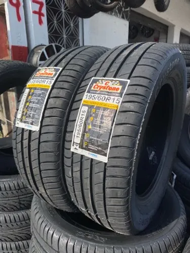 Par de pneus 195/60r15 remolde