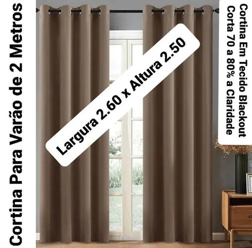 Cortina Blackout 2.60 x 2.50 Grande Promoção 