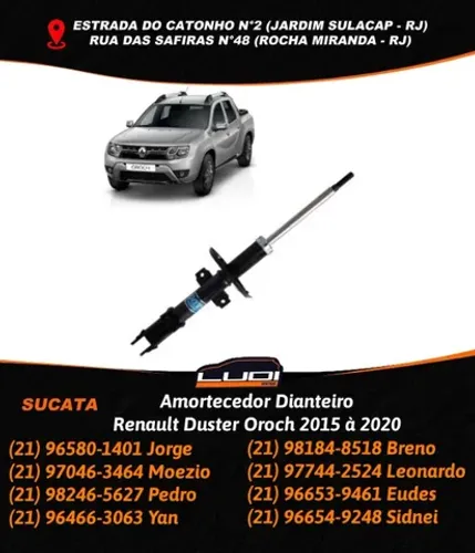 Amortecedor Dianteiro Renault Duster Oroch 2015 à 2020 Câmbio Automático (1)