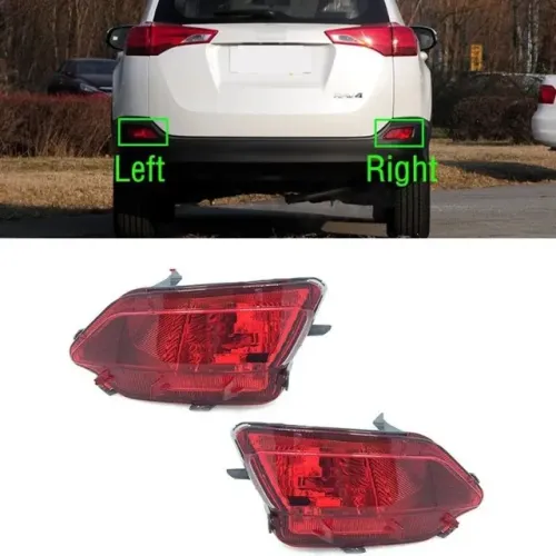 Par Refletor Parachoque Traseiro Rav4 2013 2014 2015