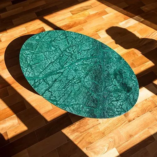 Mesa em mármore verde Guatemala 