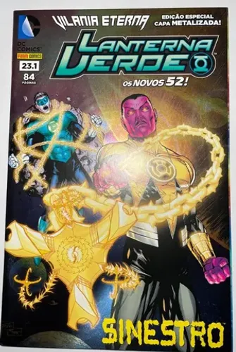 Lanterna Verde # 23.1 - Vilania Eterna - Capa Metalizada Sinestro - Os Novos 52