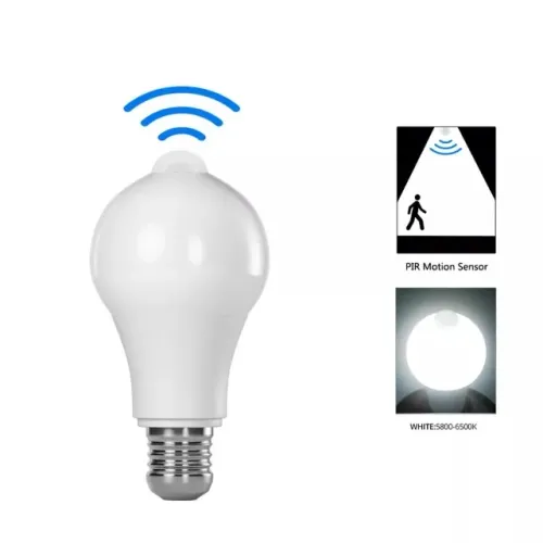 Lâmpada Sensor presença LED 12W