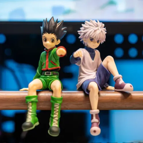 Gon e Kilua Hunter x Hunter Anime Action Figure de coleção 13cm sem caixa