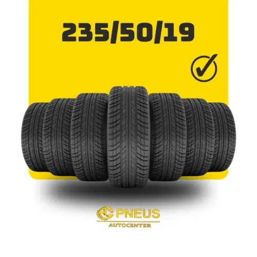 Pneus 235/50 R19 semi novos com muita borracha para usar o ano todo!